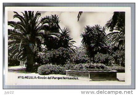 Jolie CP Photo Espagne Melilla Rincon Del Parque Hernandez N° 10 - CAD 17-10-1973 / 2 Tp Pour J. Etter Pantin - Melilla