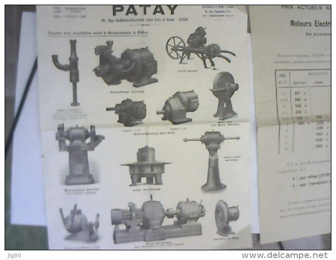 Document 1905-1930: Mensuel Sur La Maréchalerie (16p) + Pub PATAY M.élec. + Plan M.Agricole PLATT - Machines