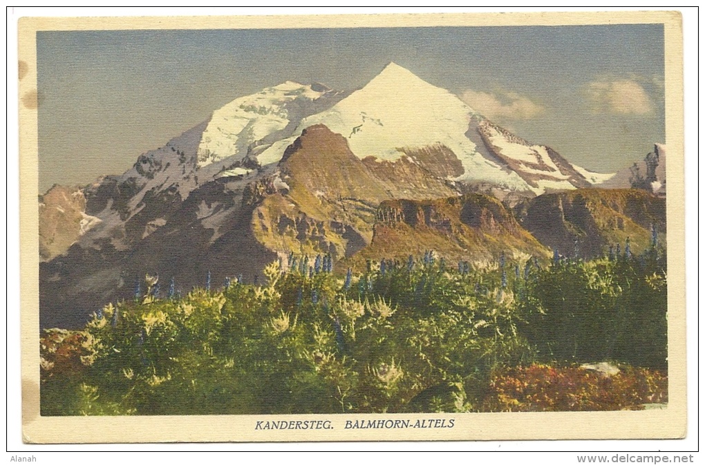 Kandersteg. Balmhorn-Altels (Gyger) Suisse (Berne) - Bern