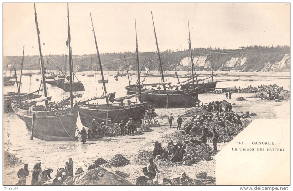 ¤¤  -  741   -  CANCALE   -  Le Triage Des Huitres  -  Ostréïculture  -  Bateaux De Pêches   -  ¤¤ - Cancale