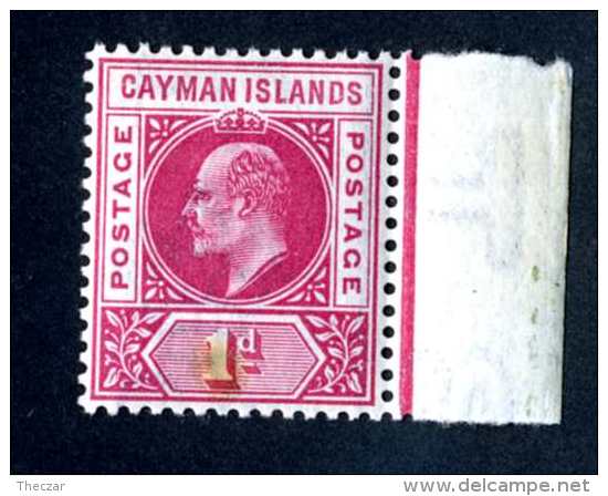 6268x)  Cayman 1902  ~ SG # 4  Mnh**spot On Gum~ Offers Welcome! - Cayman Islands