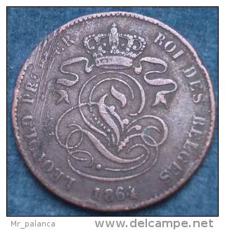 M_p> Belgio 2 Centesimi 1864 - 2 Cent
