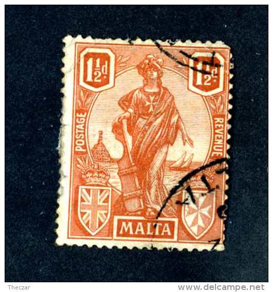 6280x)  Malta 1923  ~ SG # 127  Used~ Offers Welcome! - Malte (...-1964)