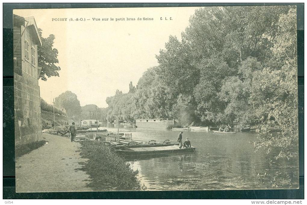 POISSY - Vue Sur Le Petit Bras De La SEINE   - Abo136 - Poissy