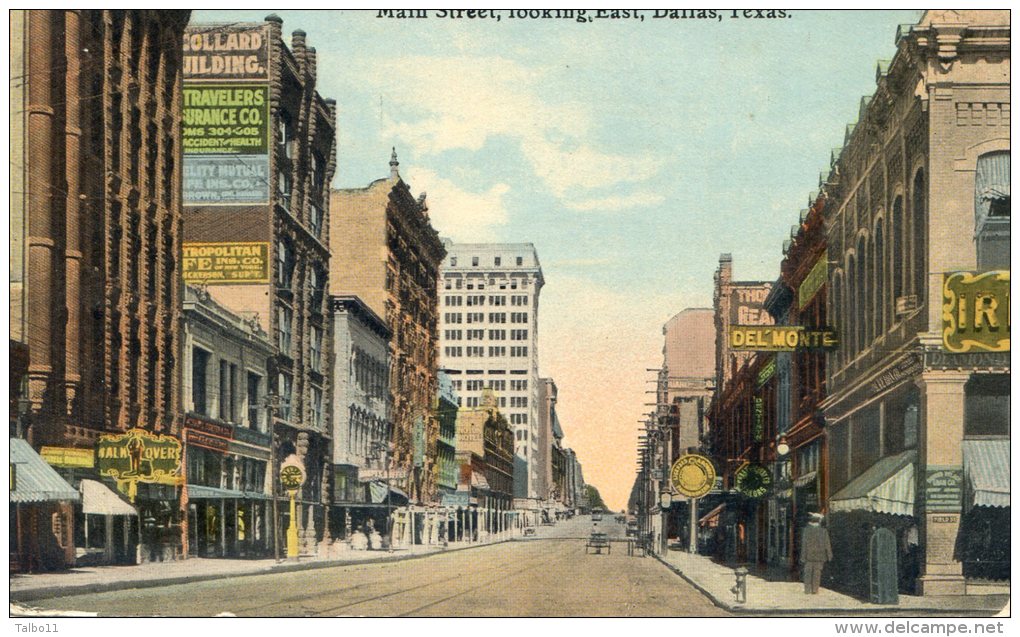 Main Street, Looking, East, Dallas,Texas - Dallas