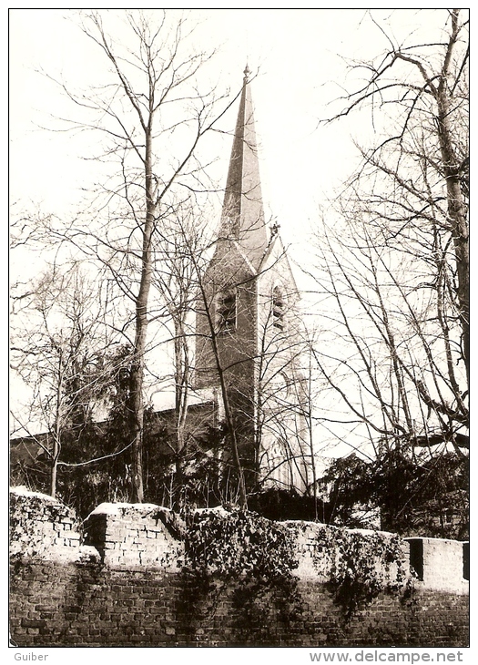 Braine Le Chateau Photo Glacée Gevaert 147mmX106mm L'église - Kasteelbrakel