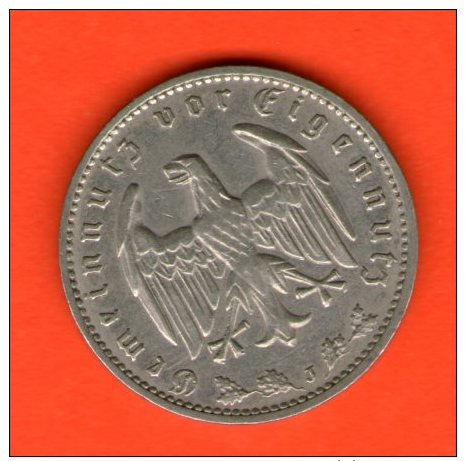 *** 1 Reichsmark 1934 J ***  KM 78 - 3er Reich / Third Reich - Niquel / Nickel  - ALEMANIA / DEUTSCHLAND / GERMANY - 1 Reichsmark