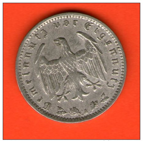 *** 1 Reichsmark 1935 A ***  KM 78 - 3er Reich / Third Reich - Niquel / Nickel  - ALEMANIA / DEUTSCHLAND / GERMANY - 1 Reichsmark