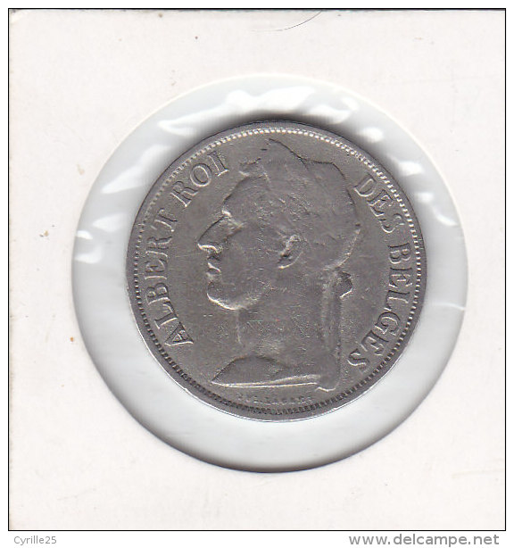 1 FRANC Congo Belge  Albert I 1926 FR - 1910-1934: Albert I