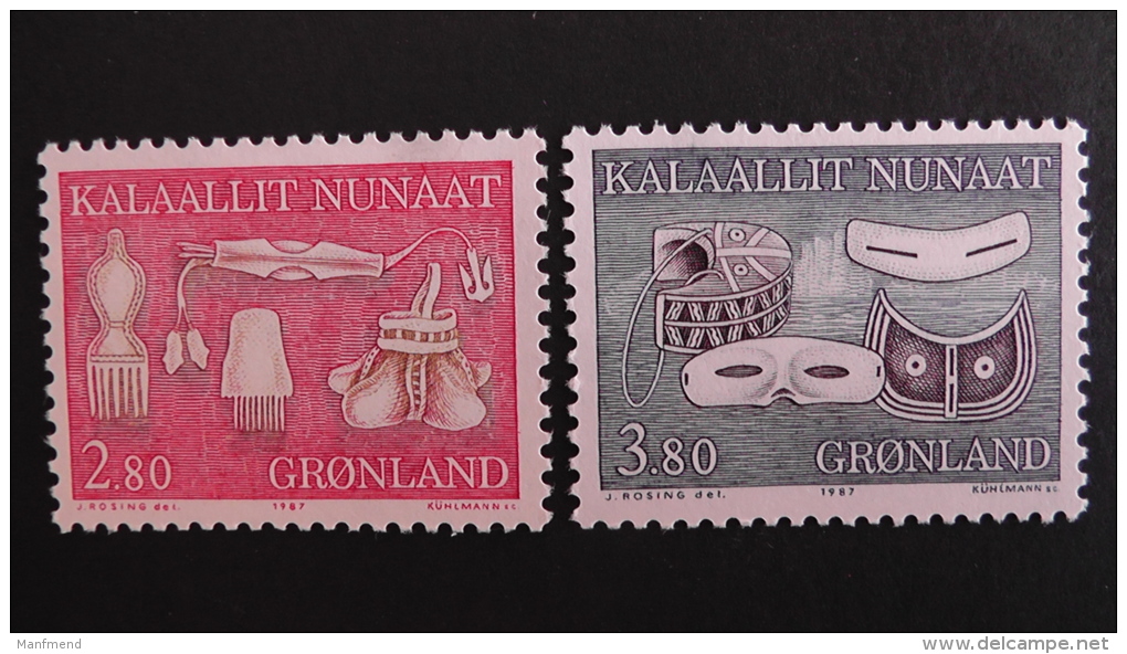 Greenland - 1987 - Mi.Nr. 174-5**MNH - Look Scan - Unused Stamps