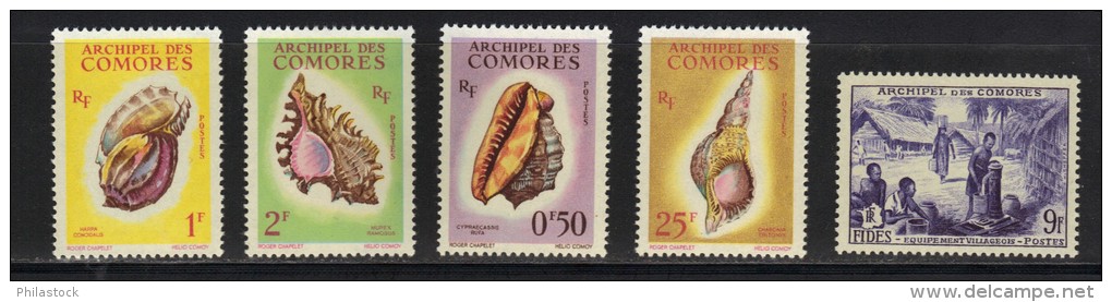 COMORES N° Entre 19 & 24 + 14 * Charniéres Propres - Unused Stamps