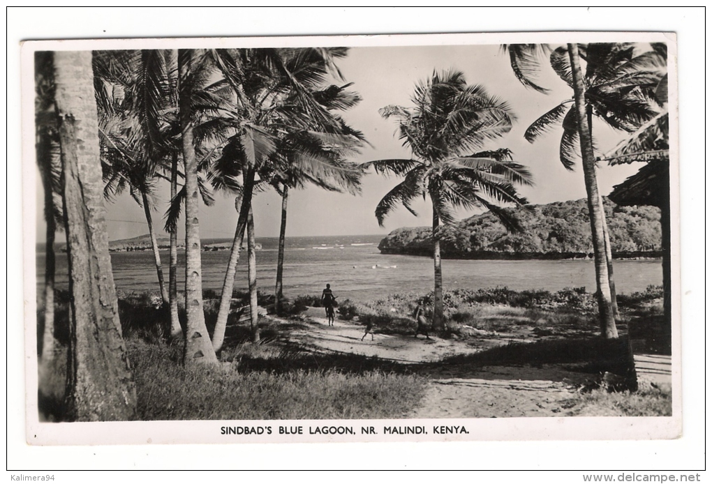 KENYA  /  SINDBAD ' S  BLUE  LAGOON , NR.  MALINDI.  /  Edit.  HOTEL  SINDBAD  ( Beau Timbre Du TANGANYIKA , En 1957 ) - Kenya