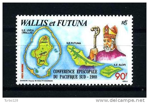 WALLIS FUTUNA 1988  PA N° 163 ** Neuf = MNH Superbe Cote 2.75 € Conférence Episcopale - Unused Stamps