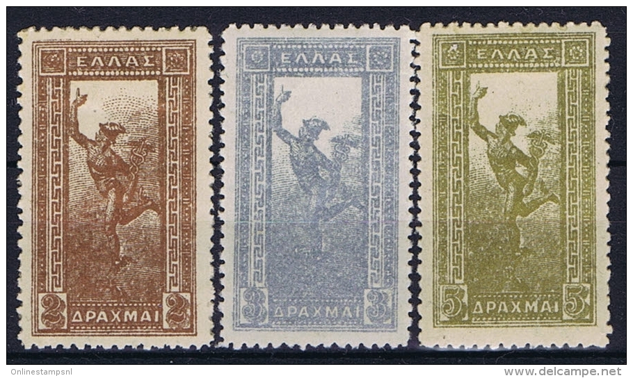 Greece: 1901 Mi 136 - 138   MH/* - Neufs