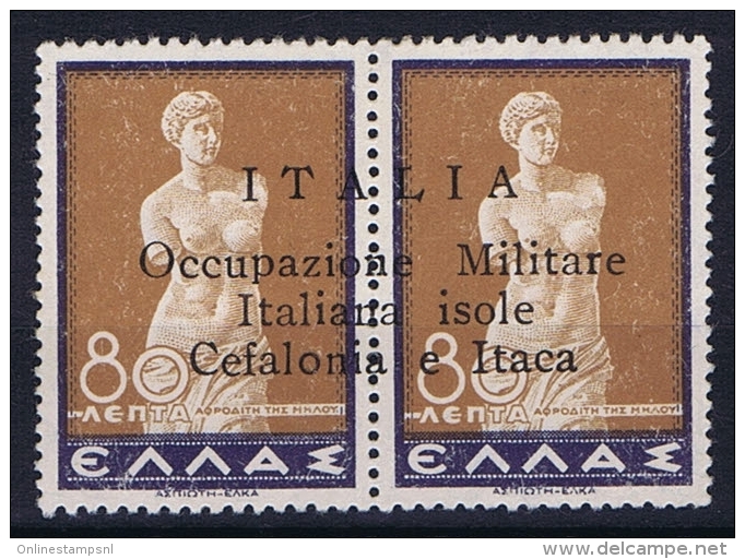 Italia/Occupazione Militare Isole Cefalonia E Itaca, 1941 Sa 16 MH/* - Cefalonia & Itaca