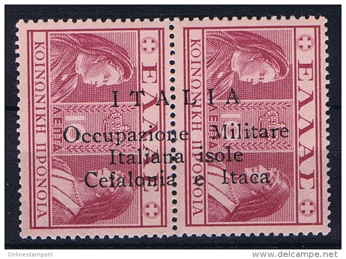 Italia/Occupazione Militare Isole Cefalonia E Itaca, 1941 Sa 30  1 X  MH/* + 1 X MNH/** - Cefalonia & Itaca