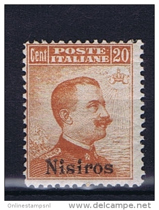 Italia: Egeo Nisiros Mi 6 VII , MNH/** Has A Fold - Ägäis (Nisiro)