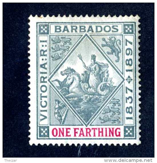 6409x)  Barbados 1897  ~ SG # 116  Mint*~ Offers Welcome! - Barbades (...-1966)