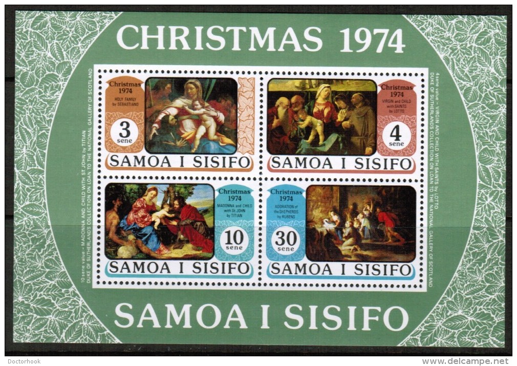 SAMOA   Scott # 407-10a**  VF MINT NH Souvenir Sheet - Samoa