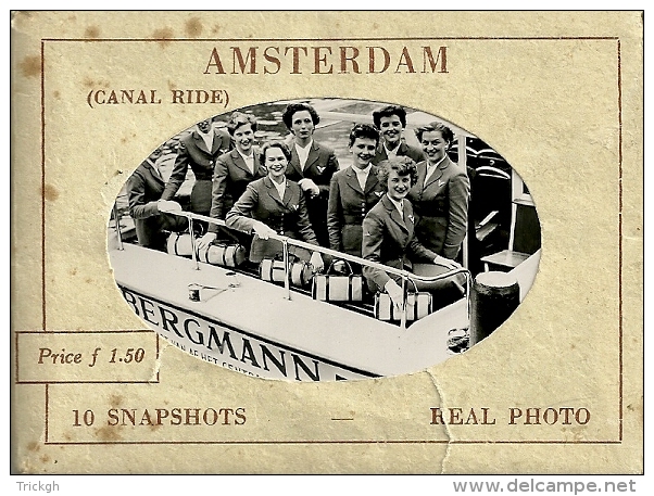 10 Snapshots Nederland Amsterdam / Bergmann Roundtrip Canal Ride Bateau Boot Boat/ Scan 2 = Qqs Exemples Some Examples - Sonstige & Ohne Zuordnung