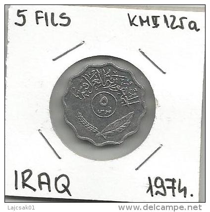 A11 Iraq 5 Fils 1974. KM#125a - Iraq