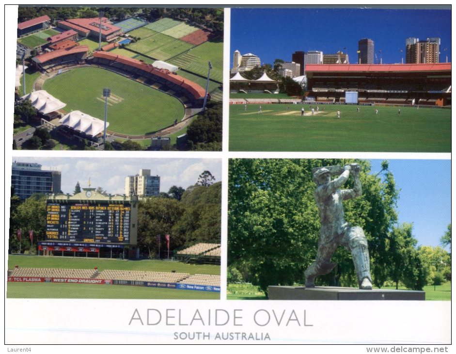 (316) Australia - SA - Adelaide Oval And Don Bradman Statue - Stades