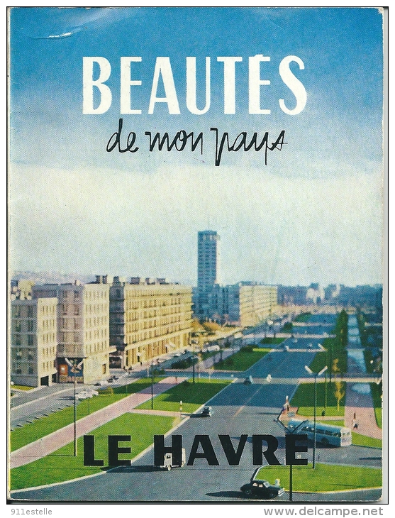 76 Le HAVRE -  Livret  (Pub  ESSO) De 1959  11 X 15 , 40 Pages , 4  Scans - Mappe/Atlanti