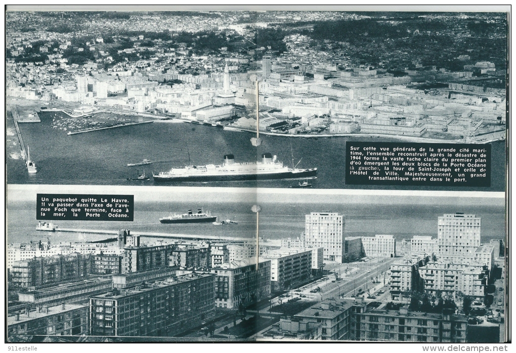 76 Le HAVRE -  Livret  (Pub  ESSO) De 1959  11 X 15 , 40 Pages , 4  Scans - Mappe/Atlanti