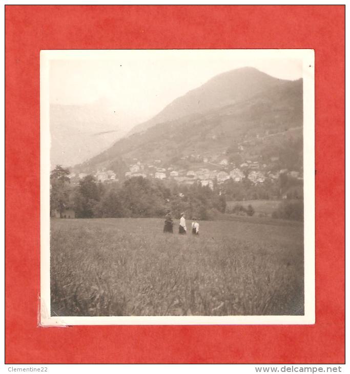 Vue De Saint Gervais  Photographie Originale De 1911   9 Cm X 9 Cm - Autres & Non Classés