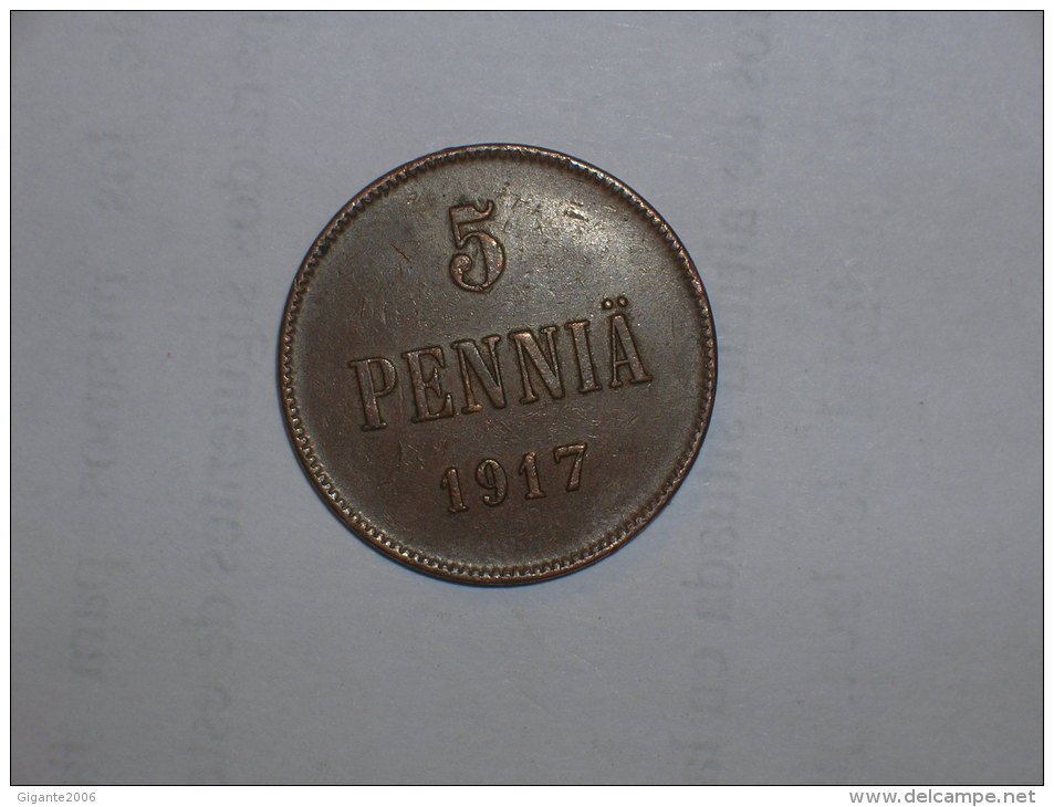Finlandia 5 Pennia 1917 (5126) - Finlandia