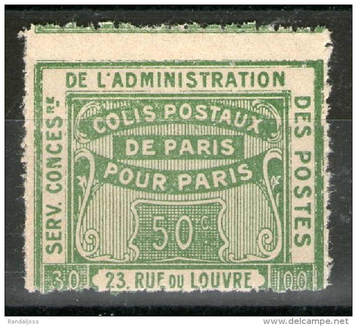 N° 51**_de PARIS Pour PARIS_Piquage_cote 13.00 - Mint/Hinged