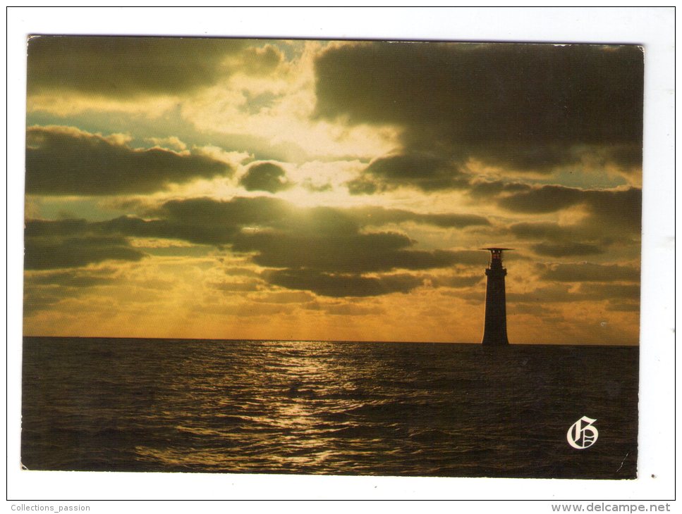 Cp , PHARE , Ah Cette Mer Est Méchante... V. Hugo  ,ed : Gothic , N° 503 , Vierge - Lighthouses