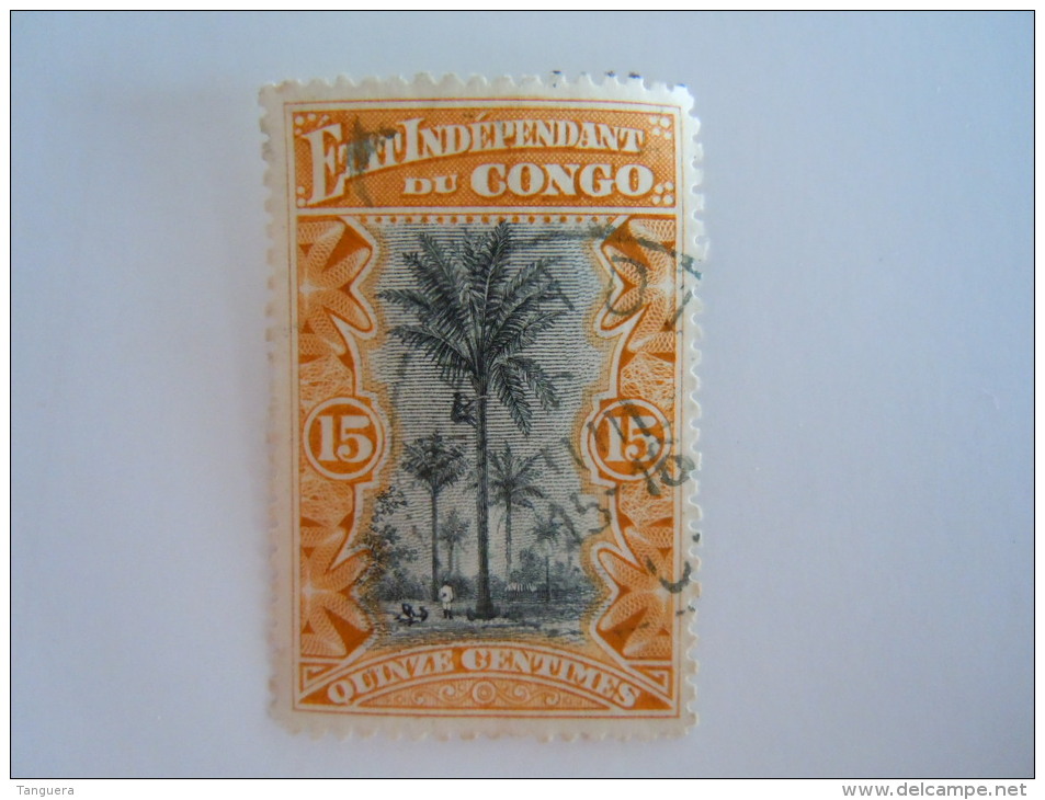 Belgisch Congo Belge 1894 Type Mols Palmier Palmboom Yv COB 20 O - Oblitérés