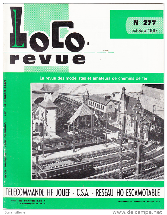 Loco Revue 277 1967 030 TB Ouest JL, Télécommande HF JOUEF - Francés