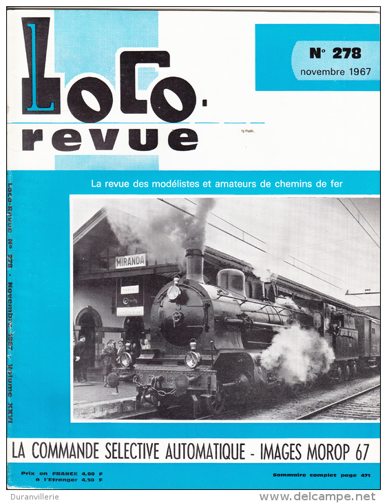 Loco Revue N°278 Faire 030.TB, Commande Selective Automatique - Französisch