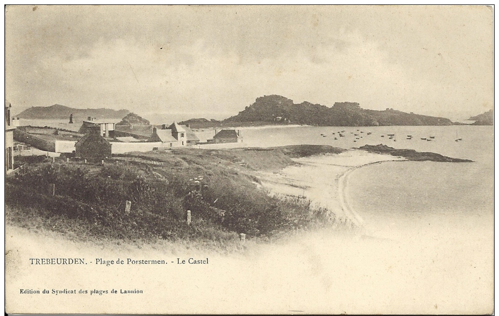 22 - TREBEURDEN - Côtes D´ Armor - Plage De Porstermen - Le Castel - Trébeurden