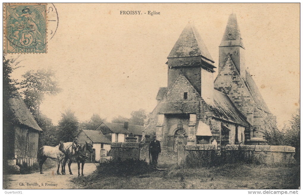 ( CPA 60 )  FROISSY  /  Église  - - Froissy