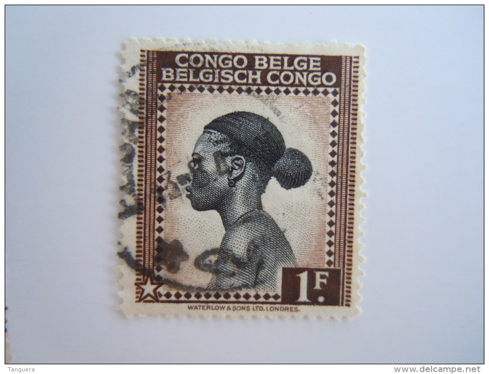 Belgisch Congo Belge 1942  Yv 257 O - Gebruikt