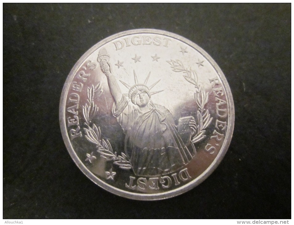 Statue De La Liberté USA Jeton Token Muestra Gettone Publicitaire  Selection Du Reader's Digest - Professionals / Firms