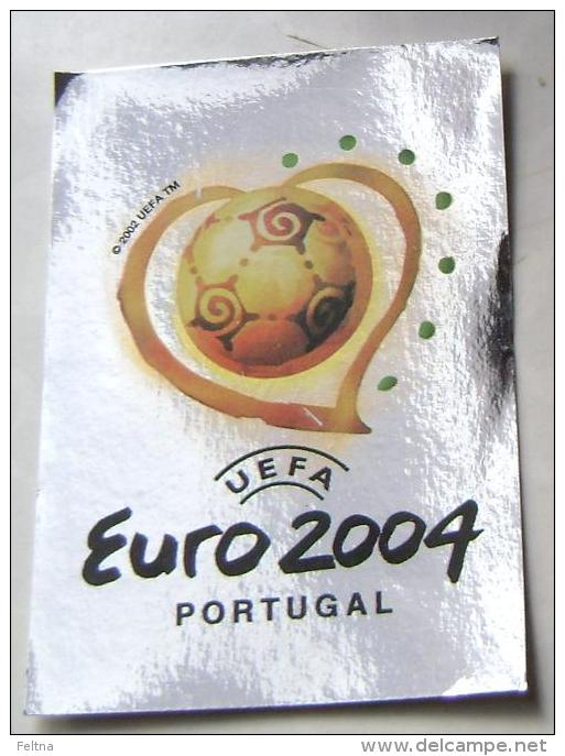 EMBLEM CHROME #1PANINI STICKER 2004 UEFA EURO SOCCER CHAMPIONSHIP PORTUGAL FUSSBALL FOOTBALL - English Edition