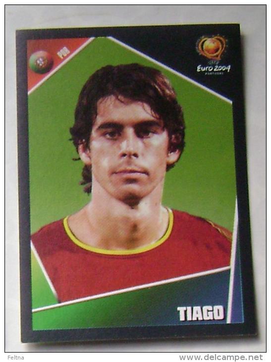 TIAGO PORTUGAL #18 PANINI STICKER 2004 UEFA EURO SOCCER CHAMPIONSHIP PORTUGAL FUSSBALL FOOTBALL - Edición  Inglesa