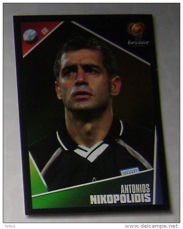 ANTONIOS NIKOPOLIDIS GREECE #31 PANINI STICKER 2004 UEFA EURO SOCCER CHAMPIONSHIP PORTUGAL FUSSBALL FOOTBALL - Edition Anglaise