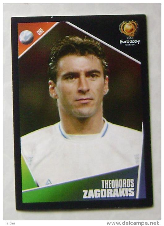 THEODOROS ZAGORAKIS GREECE #43 PANINI STICKER 2004 UEFA EURO SOCCER CHAMPIONSHIP PORTUGAL FUSSBALL FOOTBALL - Englische Ausgabe