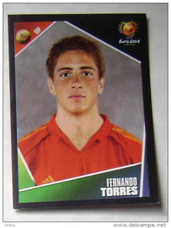 FERNANDO TORRES SPAIN #88 PANINI STICKER 2004 UEFA EURO SOCCER CHAMPIONSHIP PORTUGAL FUSSBALL FOOTBALL - Edición  Inglesa