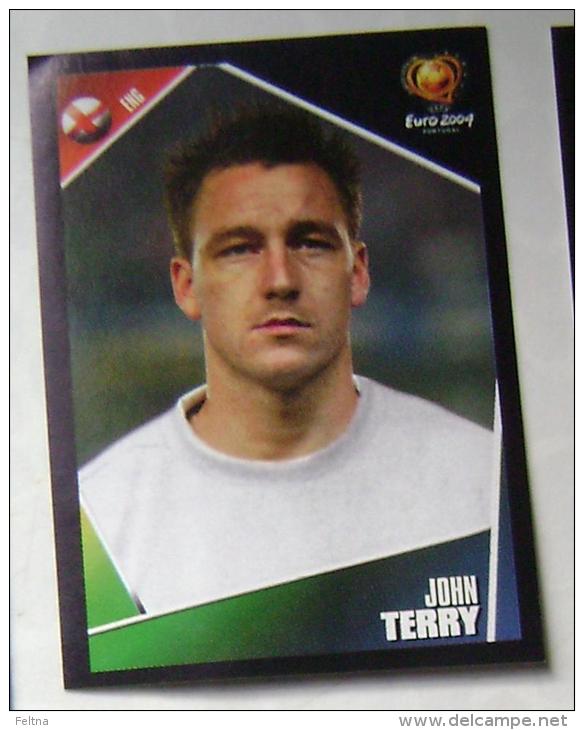 JOHN TERRY ENGLAND #121 PANINI STICKER 2004 UEFA EURO SOCCER CHAMPIONSHIP PORTUGAL FUSSBALL FOOTBALL - Edición  Inglesa