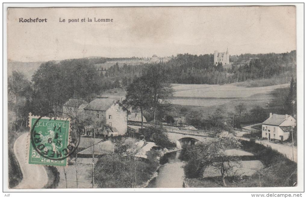 @ CPA JOLIE VUE ROCHEFORT, LE PONT ET LA LOMME, PROVINCE DE NAMUR, BELGIQUE - Rochefort