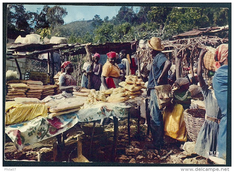 Haiti. Scene De Marche ---- Postcard Traveled 1976. - Haïti