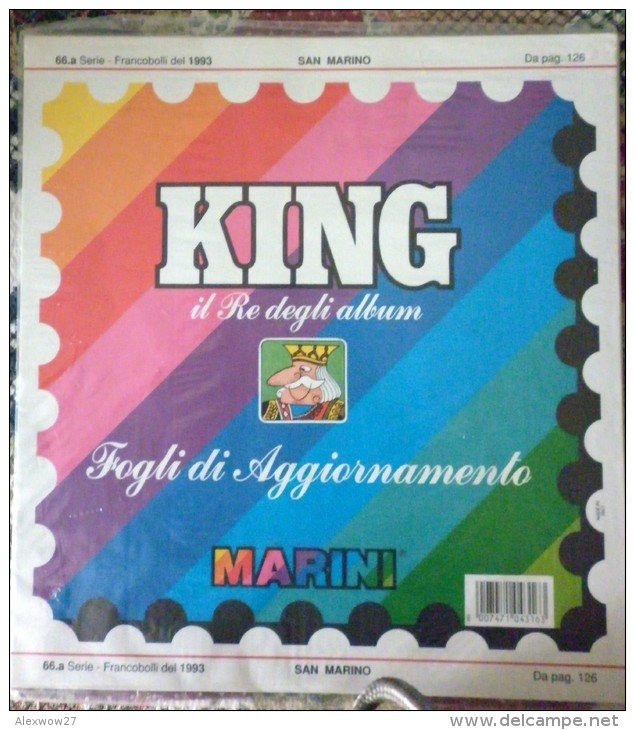 SAN MARINO 1993   --  FOGLI MARINI NUOVI --- - Pré-Imprimés