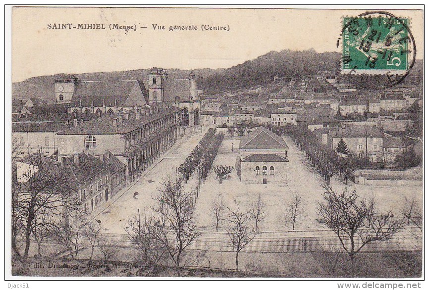 55 - SAINT-MIHIEL (Meuse) - Vue Générale (Centre) - 1913 - Saint Mihiel