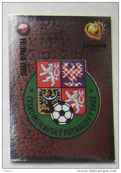 CHROME TEAM EMBLEM CZECH REPUBLIC #273 PANINI STICKER 2004 UEFA EURO SOCCER CHAMPIONSHIP PORTUGAL FUSSBALL FOOTBALL - English Edition